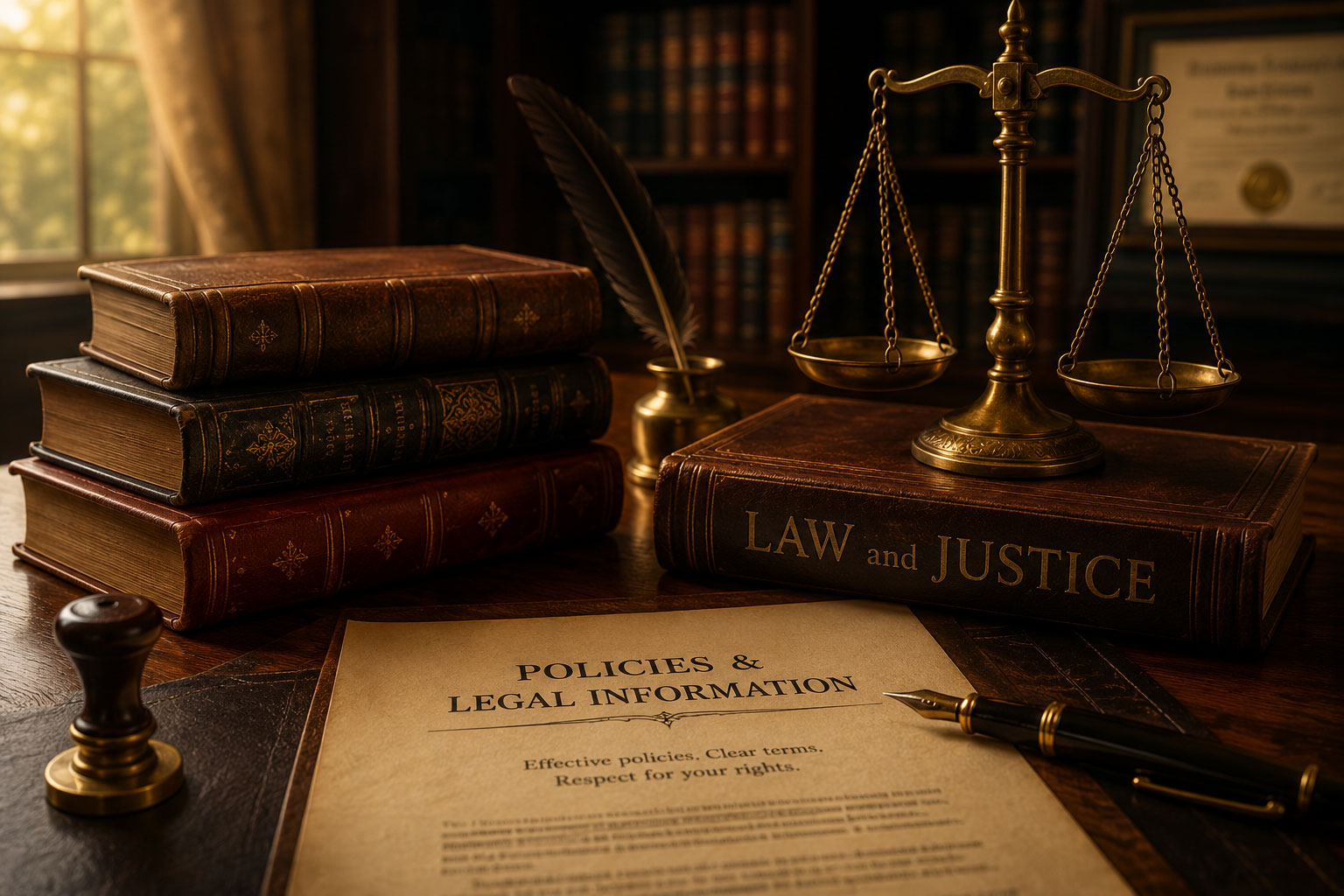 Policies & Legal — JosephKunz.com